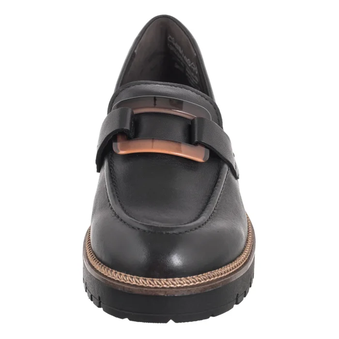 Mokasyny Tamaris Czarne 1-24722-43 003 Black Leather – zdjęcie 4