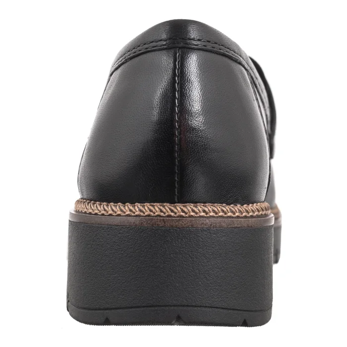 Mokasyny Tamaris Czarne 1-24722-43 003 Black Leather – zdjęcie 5