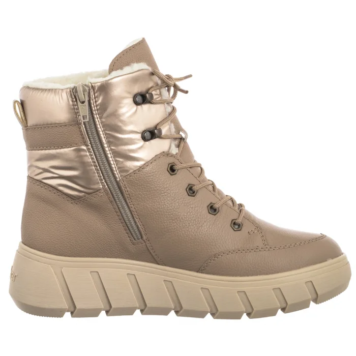 Śniegowce Rieker Beżowe Y3504-20 Beige – zdjęcie 3