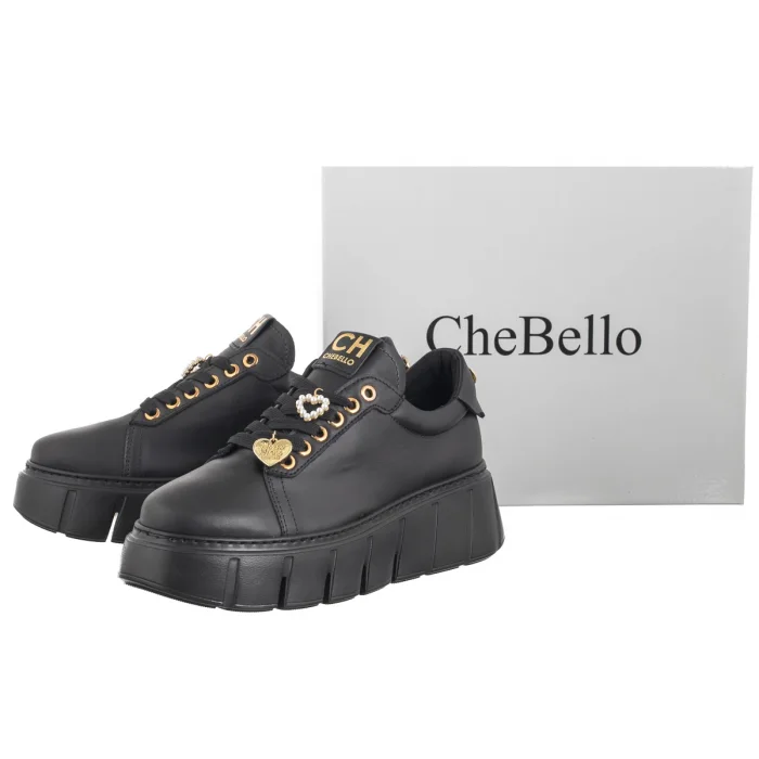 Sneakersy CheBello Czarne 4536-002-000-PSK-S352 – zdjęcie 8