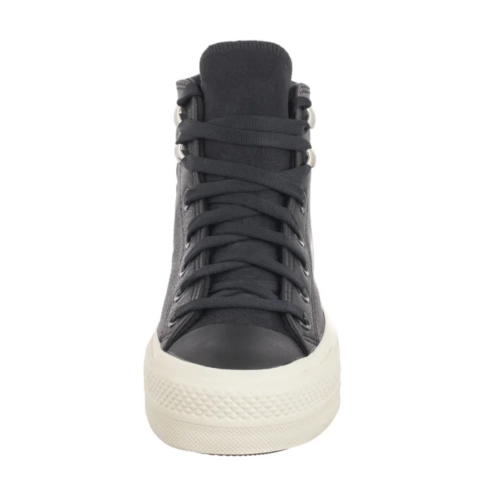 Sneakersy Converse CTAS Lift Hi Black/Black/Egret A08312C – zdjęcie 4