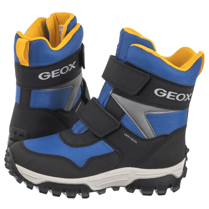 Śniegowce Geox J Himalaya B.B Abx E - Nyl+Dbk Royal/Black J46FRE 0FU50 C0042 – zdjęcie 1