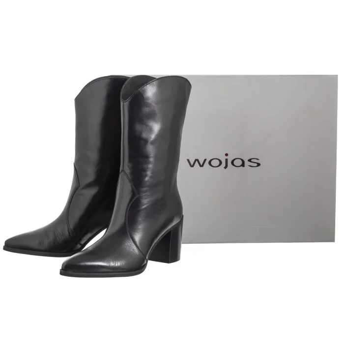 Kowbojki Wojas Czarne 55239-51 – zdjęcie 7
