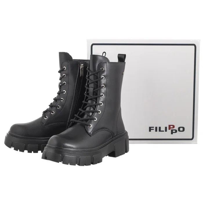 Workery Filippo Czarne DBT4759/25 BK – zdjęcie 8