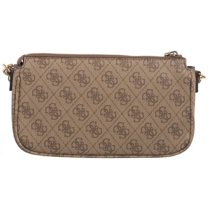 Torebka Listonoszka Guess Noelle Dbl Pouch Crossbody HWZG78 79710 Latte Logo/Brown – zdjęcie 2