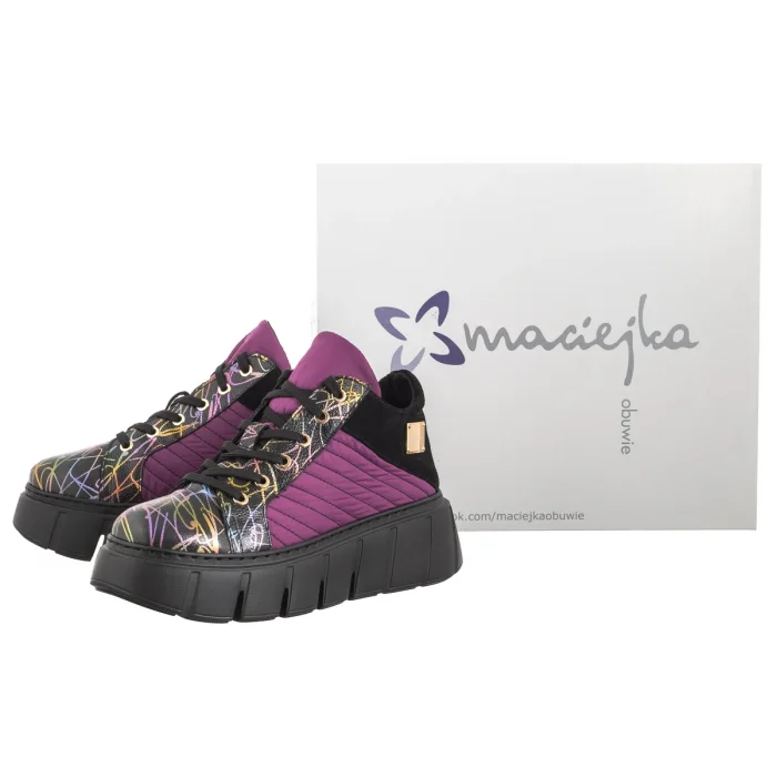 Sneakersy Maciejka Fuksja 06767-15/00-8 – zdjęcie 8