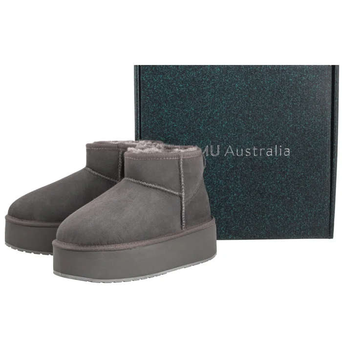 Buty EMU Australia Stinger Micro Flatform Charcoal W13082 – zdjęcie 8