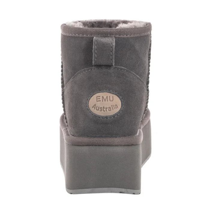 Buty EMU Australia Stinger Micro Flatform Charcoal W13082 – zdjęcie 5