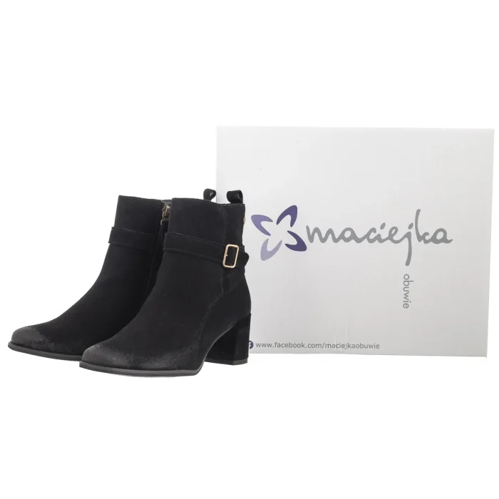 Botki Maciejka Czarne 06731-01/00-7 – zdjęcie 8