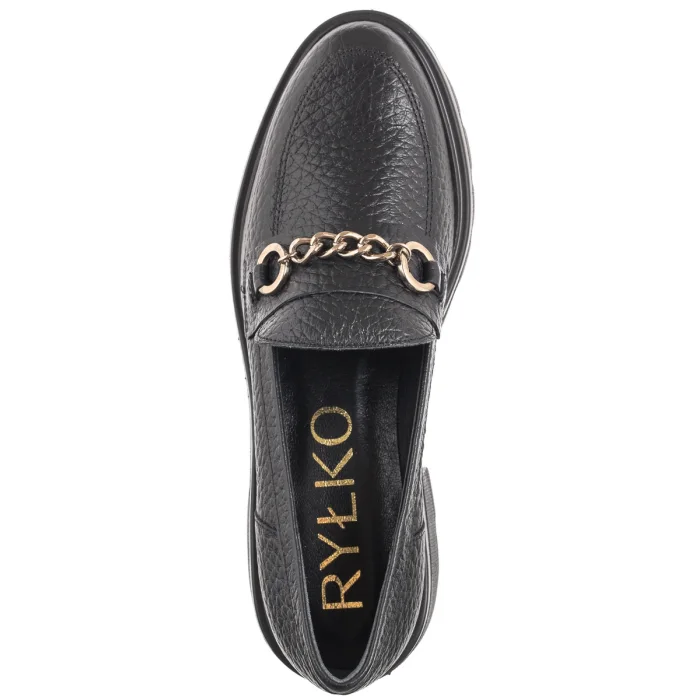 Loafersy Ryłko Czarne 3ZR43_A_ _1RJ – zdjęcie 6