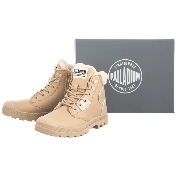Trzewiki Palladium Pampa Hi Snow Warm Beige Tan 94380-235-M  – zdjęcie 8