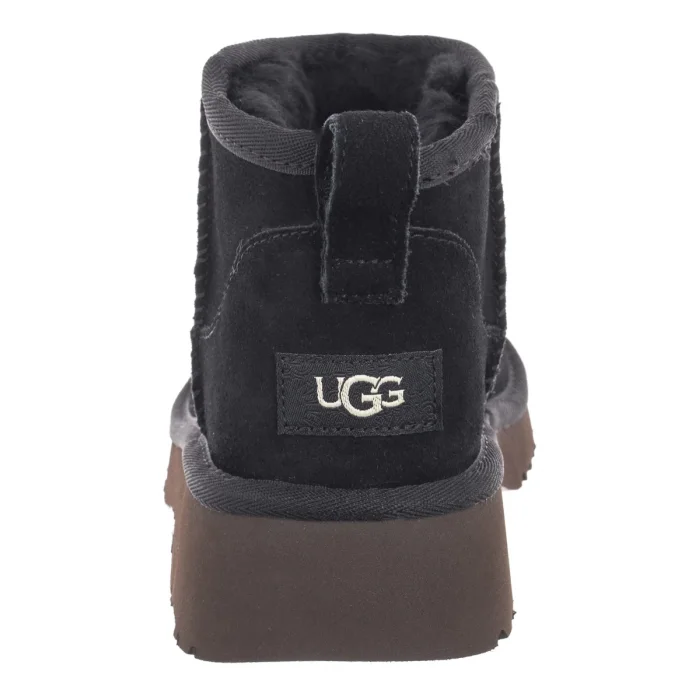 Śniegowce UGG Kids Classic Ultra Mini New Heights 1157732K BLK – zdjęcie 5