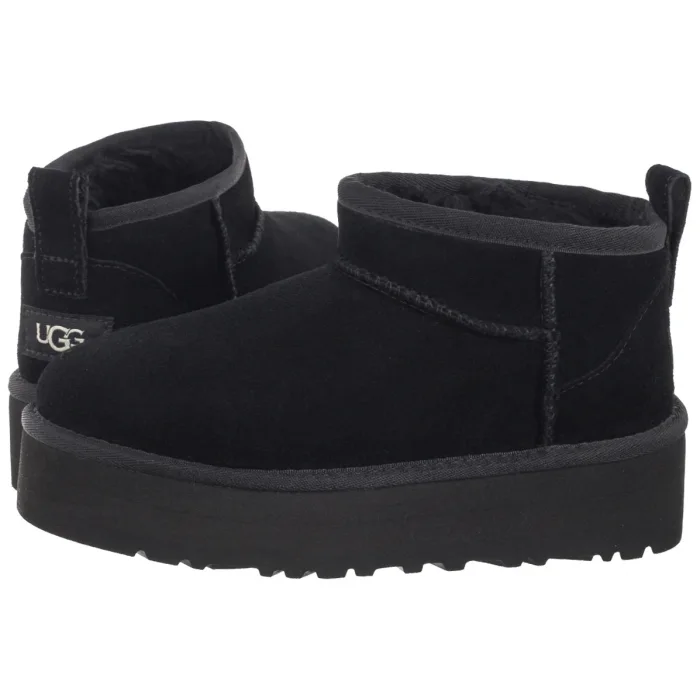 Buty UGG Kids Classic Ultra Mini Platform 1157791K BLK – zdjęcie 1