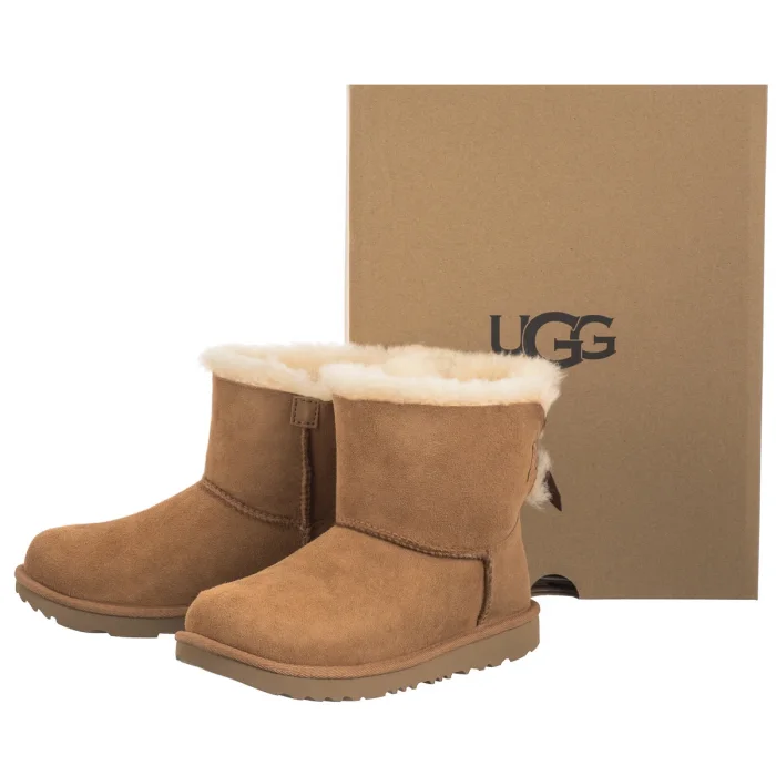 Kozaki UGG K Mini Bailey Bow II 1017397K CHE – zdjęcie 8