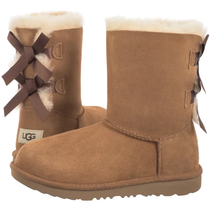 Kozaki UGG K Bailey Bow II 1017394K CHE – zdjęcie 1