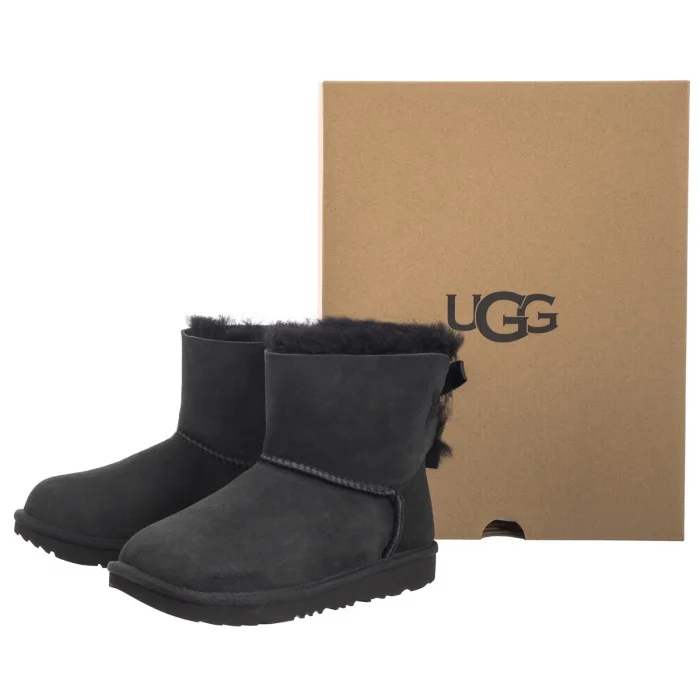 Kozaki UGG K Mini Bailey Bow II 1017397K BLK – zdjęcie 8