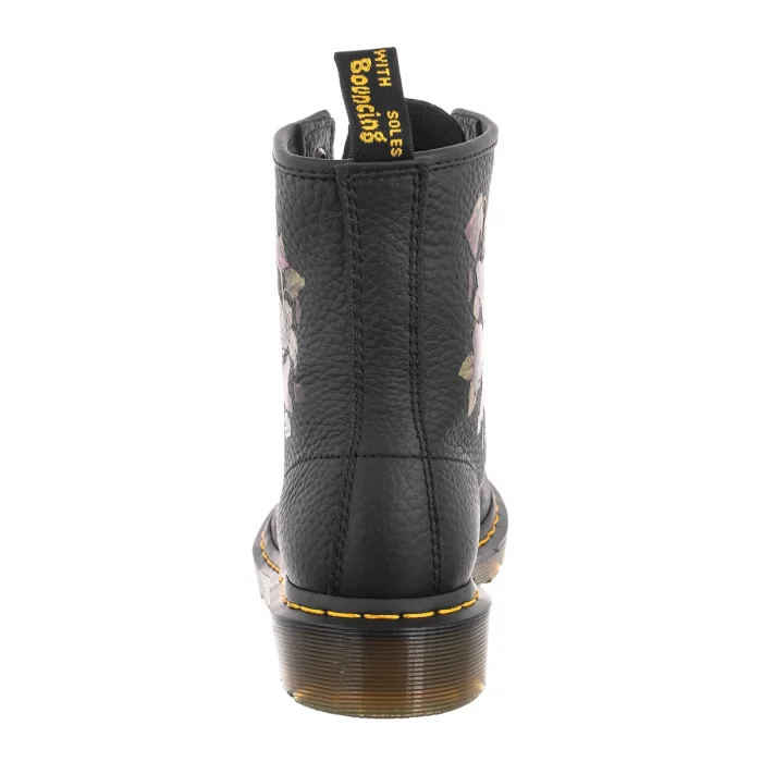 Glany Dr. Martens 1460 Decayed Roses Classic Tumbled Nappa Black 32070001 – zdjęcie 5