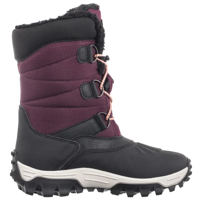 Śniegowce Geox J Himalaya G.B Abx A - Nyl+Dbk Bordeaux/Black J46FTA 0FU50 C0044 – zdjęcie 3