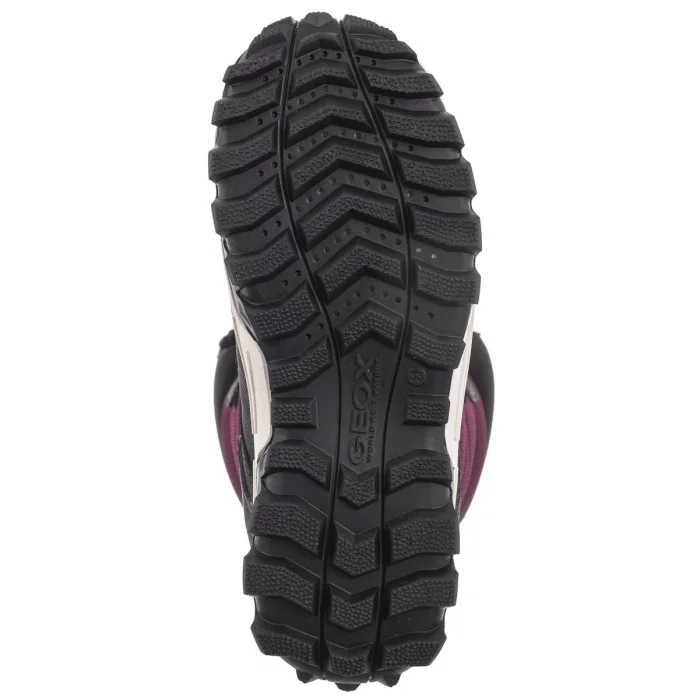 Śniegowce Geox J Himalaya G.B Abx A - Nyl+Dbk Bordeaux/Black J46FTA 0FU50 C0044 – zdjęcie 7
