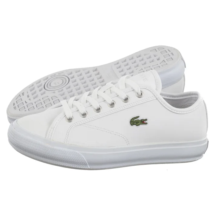 Sneakersy Lacoste Backcourt 224 2 CUJ Wht/Wht 748CUJ000121G – zdjęcie 1