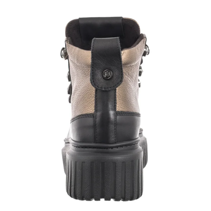 Sneakersy Nessi Czarne+Złoto 24666 – zdjęcie 5