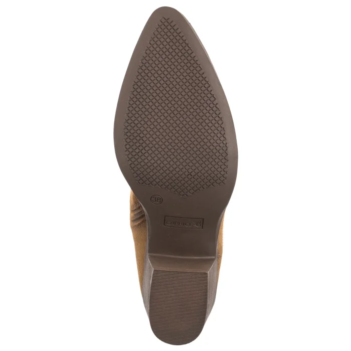 Botki Caprice Brązowe 9-25313-43 741 Khaki Suede – zdjęcie 7