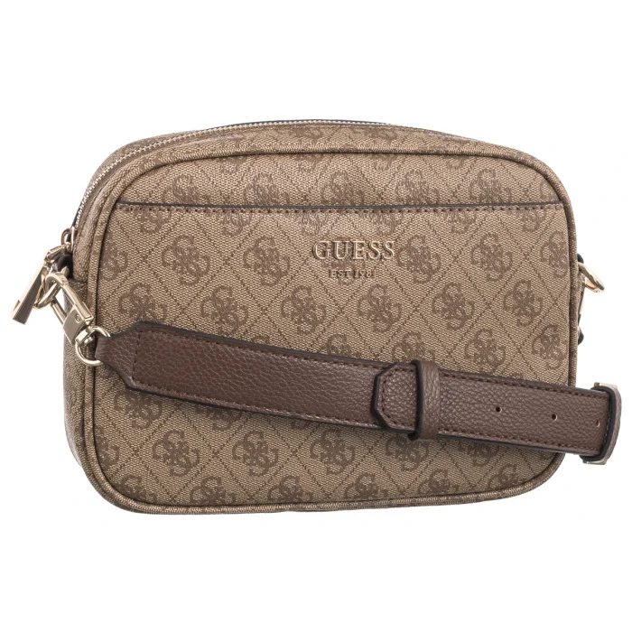 Torebka Listonoszka Guess Vikky II Camera Crossbody HWSG93 18140 Latte Logo/Brown – zdjęcie 1