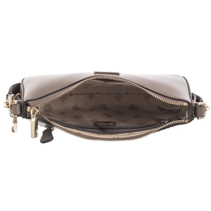 Torebka Guess Daryna Top Zip Shoulder Bag HWVG94 93180 Dark Taupe – zdjęcie 5