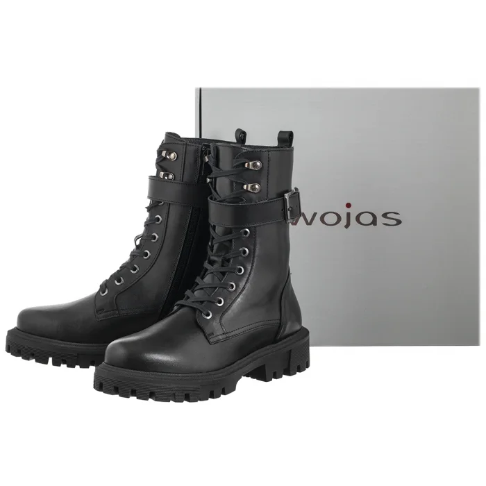 Workery Wojas Czarne 64126-51 – zdjęcie 7