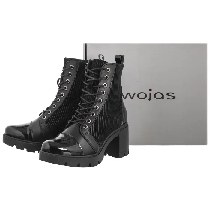 Botki Wojas Czarne 64106-71 – zdjęcie 7