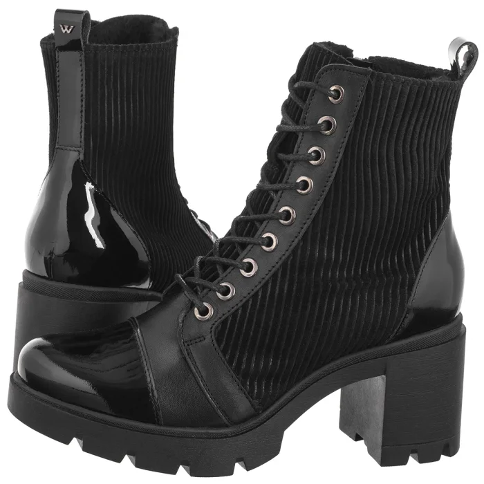 Botki Wojas Czarne 64106-71 – zdjęcie 1