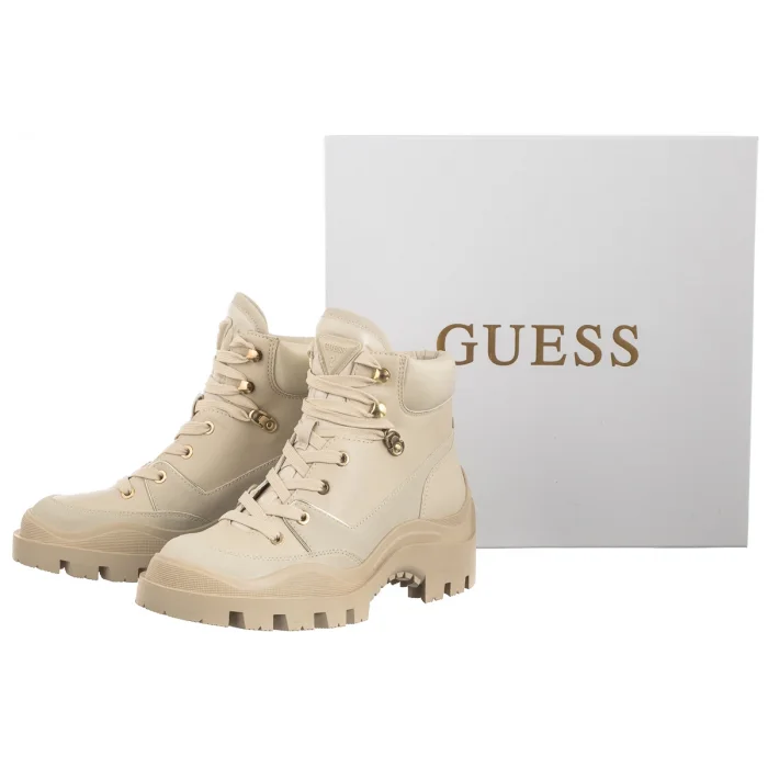 Botki Guess Yia FLFYIA ELE10 Beige – zdjęcie 8