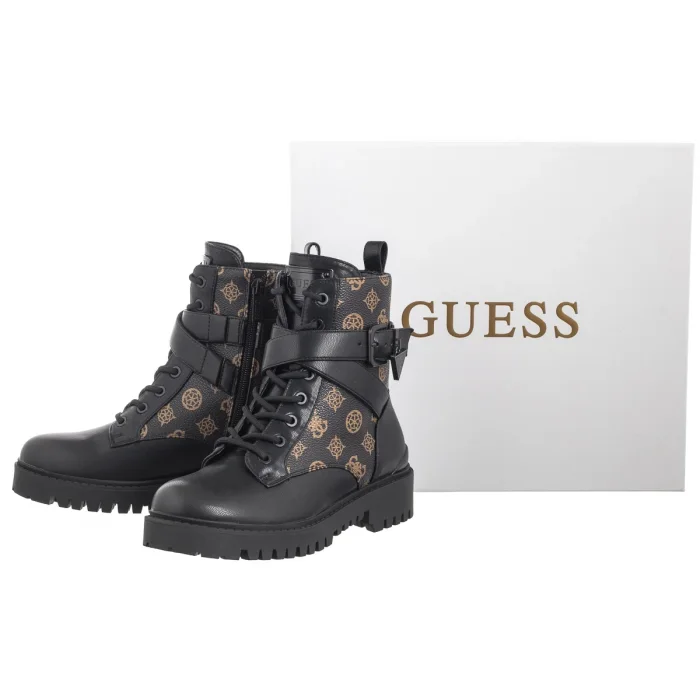 Botki Guess Olsy FLFOLS FAL10 BLKBR – zdjęcie 8
