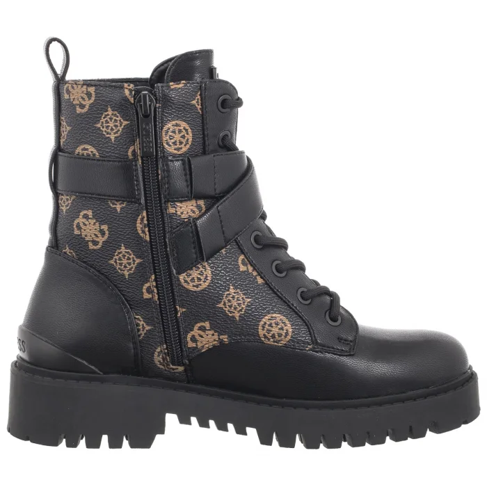 Botki Guess Olsy FLFOLS FAL10 BLKBR – zdjęcie 3