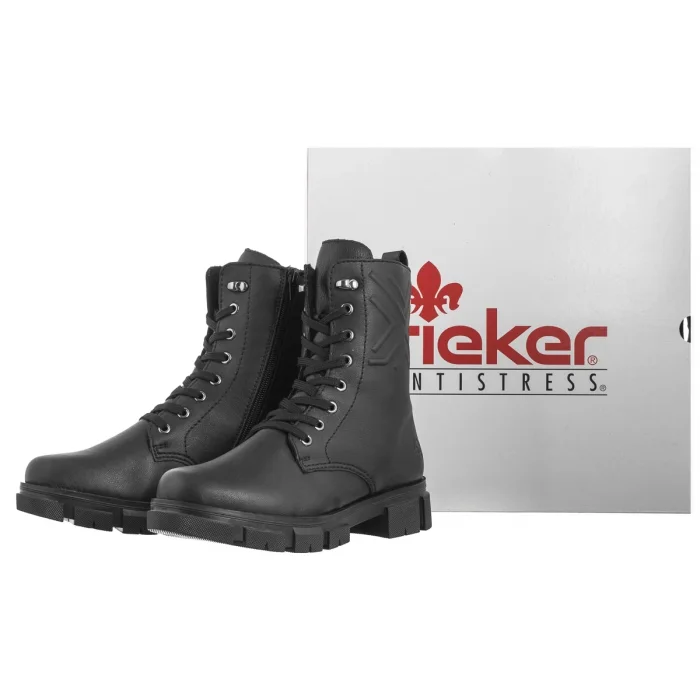 Workery Rieker Czarne Y7108-00 Black – zdjęcie 8