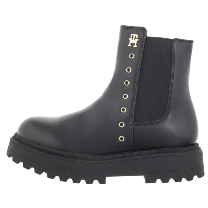Botki Tommy Hilfiger Chelsea Boot Black T3A5-33578-1351999 – zdjęcie 2