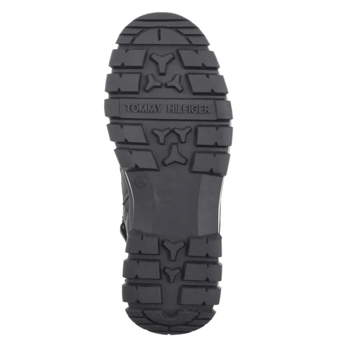 Trapery Tommy Hilfiger Lace-Up Bootie Black T3X5-33707-1492999 – zdjęcie 7