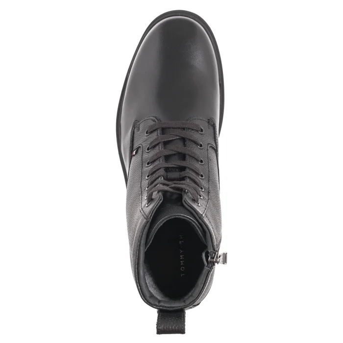 Trzewiki Tommy Hilfiger Flex Hilfiger Warm Check Lth Z B Black FM0FM05101 BDS – zdjęcie 6