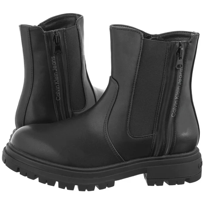 Botki Calvin Klein Chelsea Boot Black V3A5-81019-1355999 – zdjęcie 1
