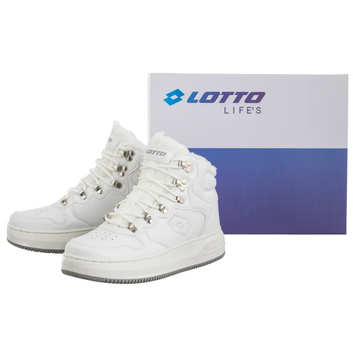 Sneakersy Lotto Jalana Pf Fur 2400390W 1014 White/Lt.Grey – zdjęcie 8