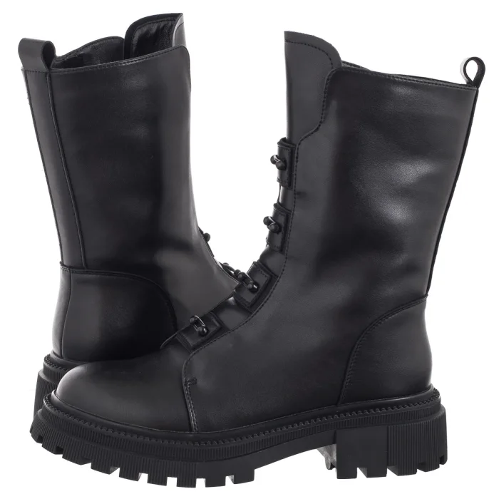 Workery Venezia Czarne G032LEBLOBB006 – zdjęcie 1