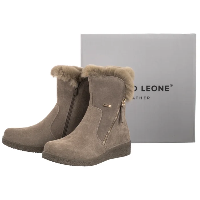 Botki Sergio Leone Beżowe BT 338-S – zdjęcie 8