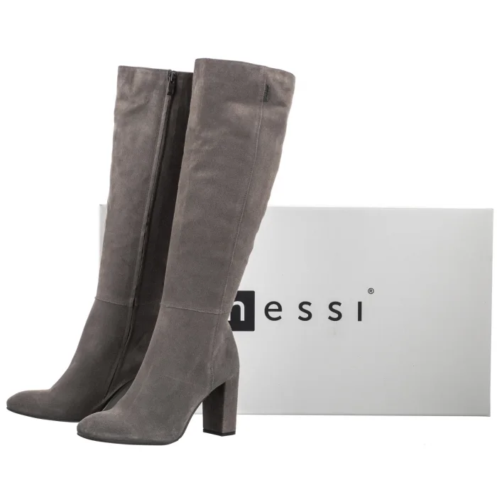 Kozaki Nessi Szare 91106/M – zdjęcie 7