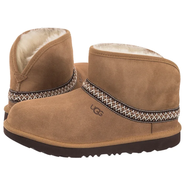Botki UGG Kids Classic Mini Crescent 1157697K CHE – zdjęcie 1