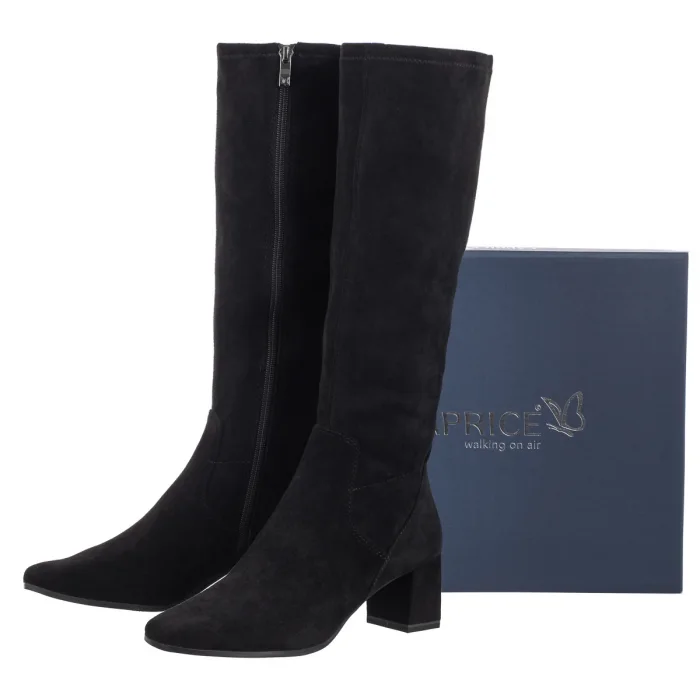 Kozaki Caprice Czarne 9-25547-41 044 Black Stretch – zdjęcie 7