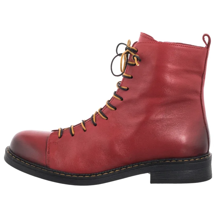 Trzewiki Venezia Czerwone M011LEREOBB058 – zdjęcie 2