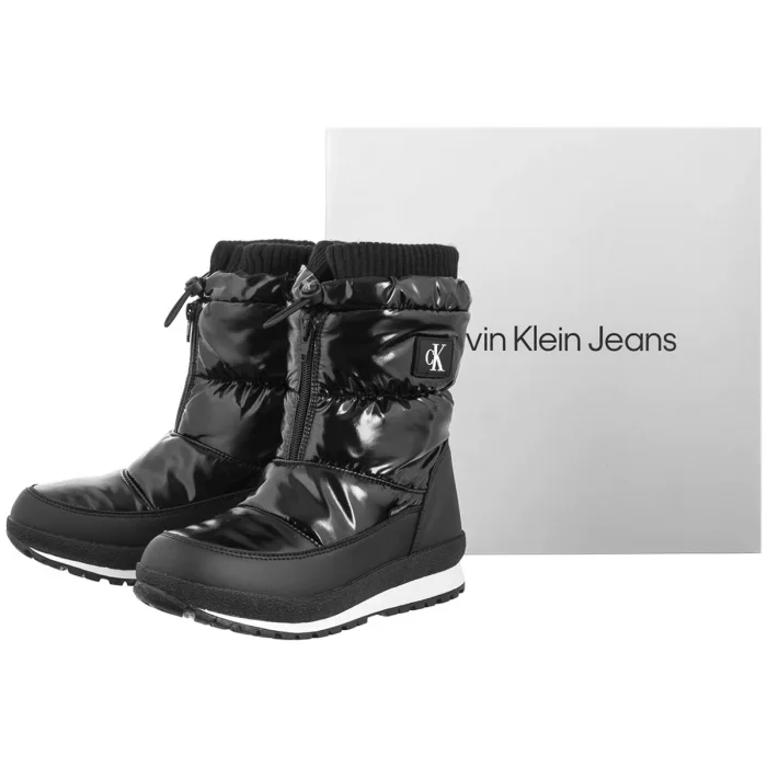 Śniegowce Calvin Klein Snow Boot Black V3A5-81037-1485999 – zdjęcie 8