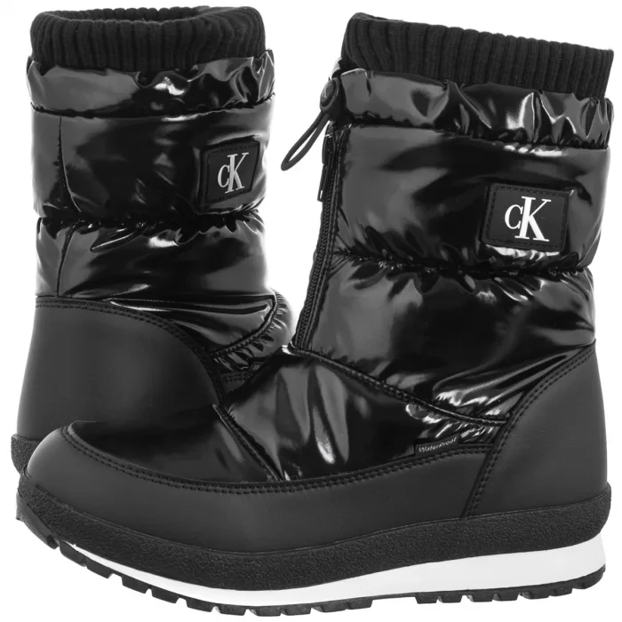 Śniegowce Calvin Klein Snow Boot Black V3A5-81037-1485999 – zdjęcie 1