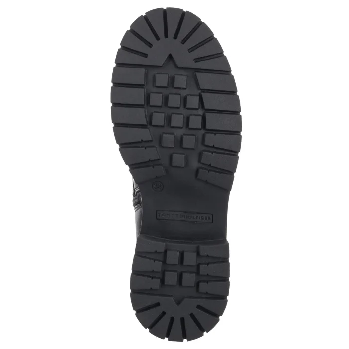 Workery Tommy Hilfiger Lace-Up Bootie Black T3A5-33568-0092999 – zdjęcie 7