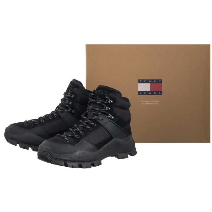 Trapery Tommy Hilfiger Tjm Urban Hibryd Boot Black EM0EM01489 BDS – zdjęcie 8